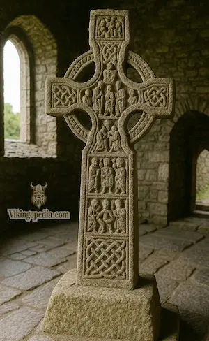 cruz celta en capilla