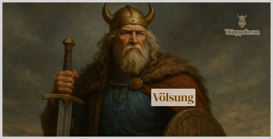 Völsung guerrero vikingo legendario