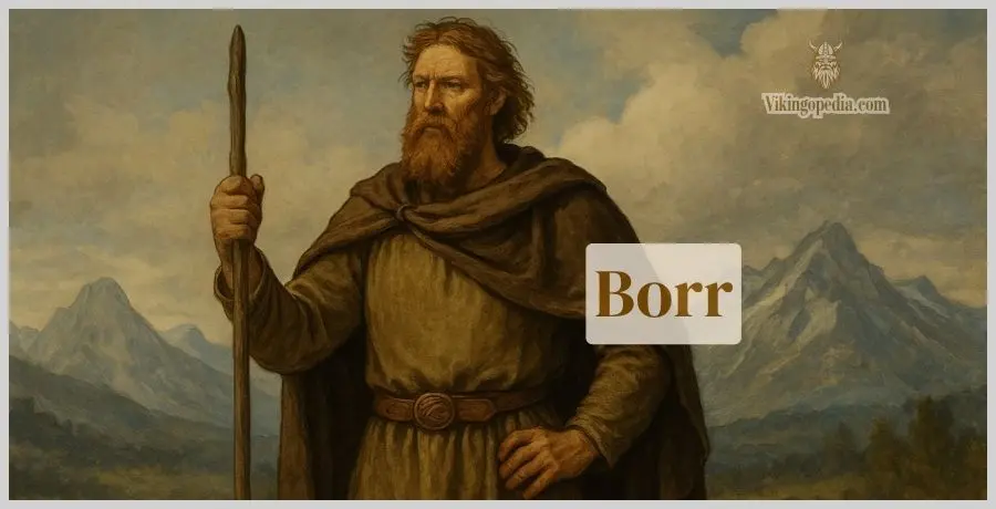borr dios nórdico en paisaje natural