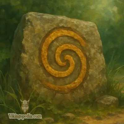 Espiral simple en piedra
