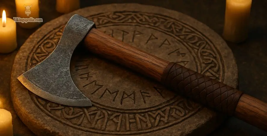 El hacha vikinga en rituales y ceremonias
