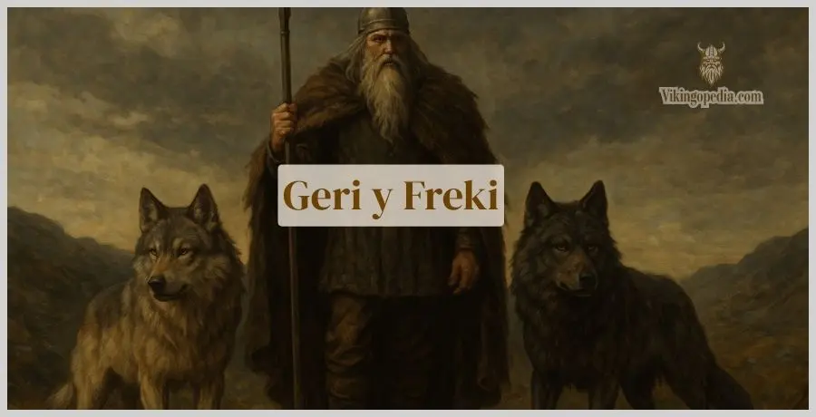 geri y freki junto a odín